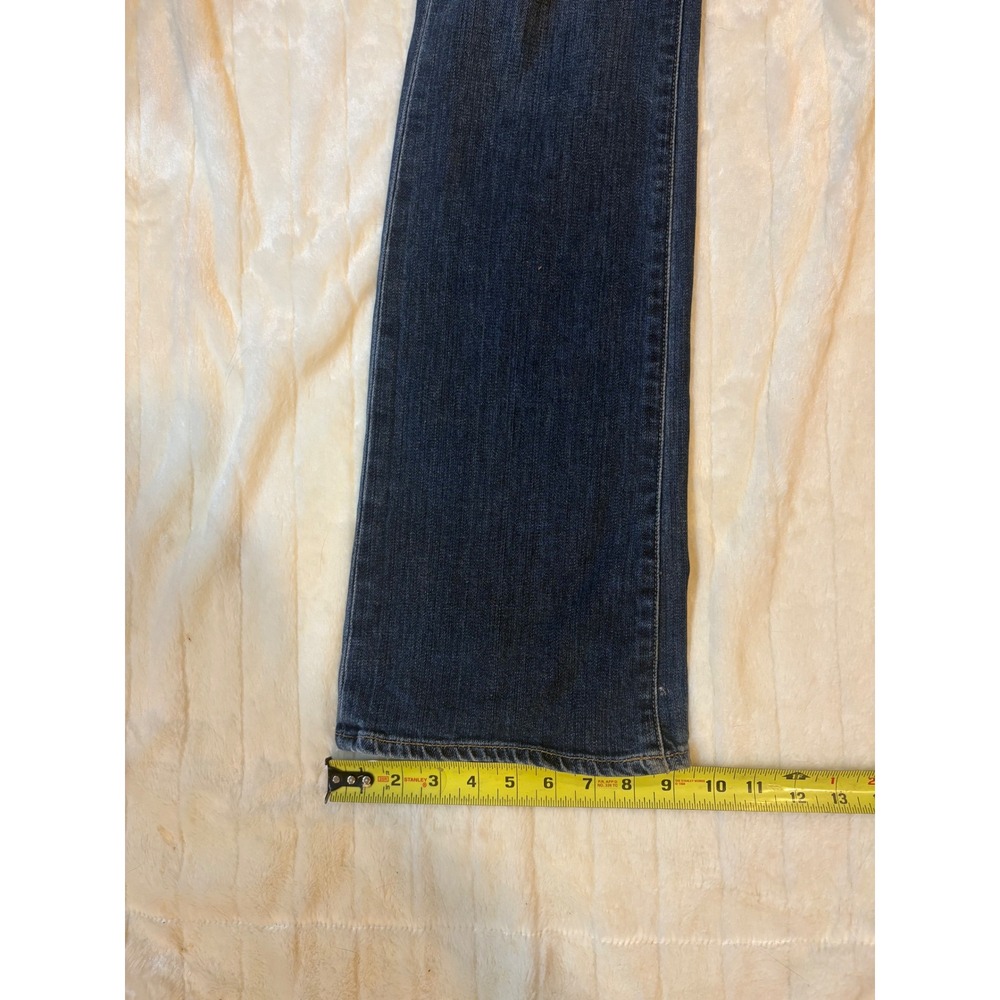 Paige Premium Denim Womens Dark Wash Bootcut Jeans Blue Size 31 Stretch Low Rise - Picture 10 of 16